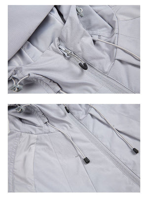Water-repellent Patchwork Windbreakers