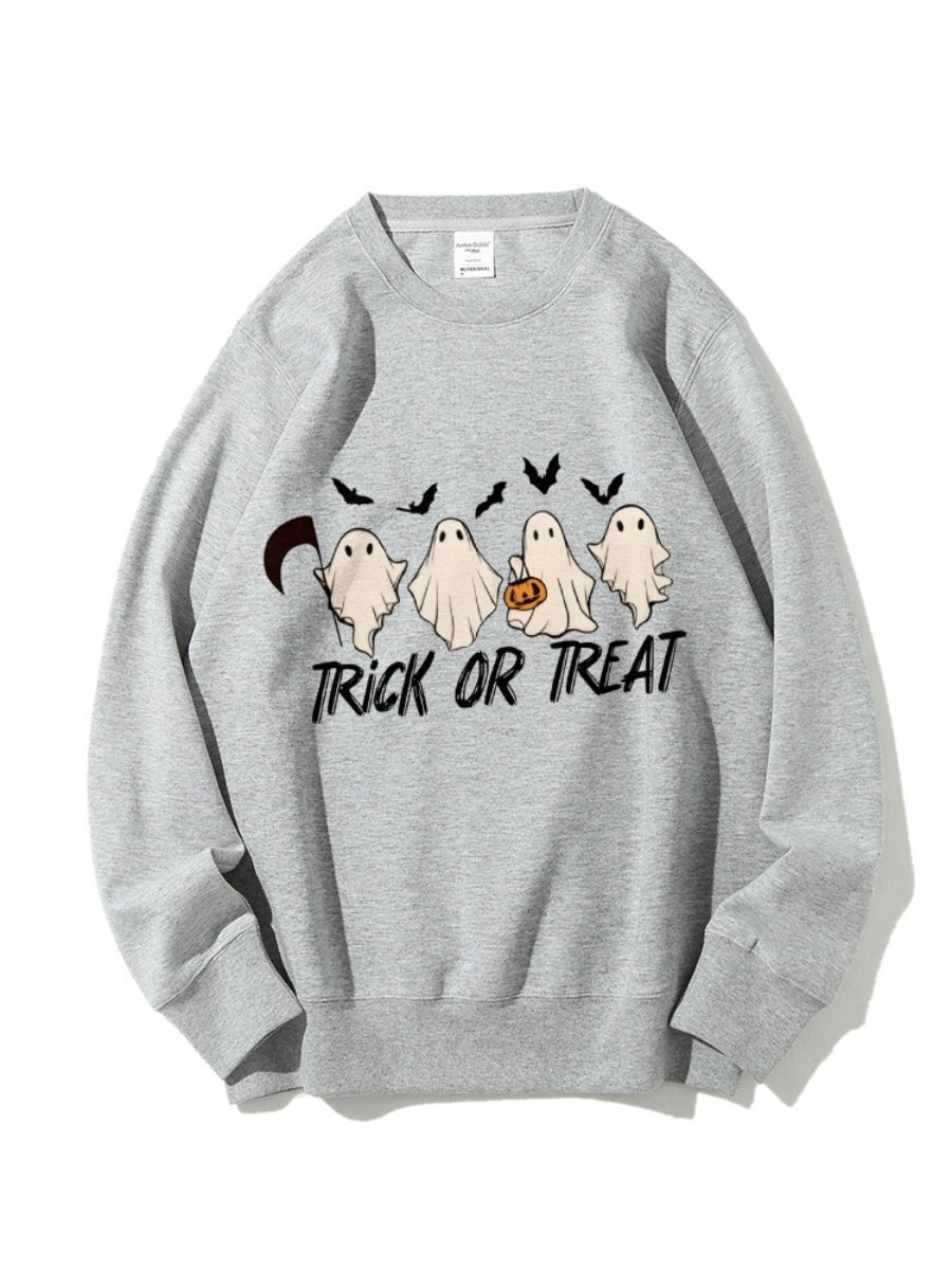 Halloween Pullover Printed Sweatshirt