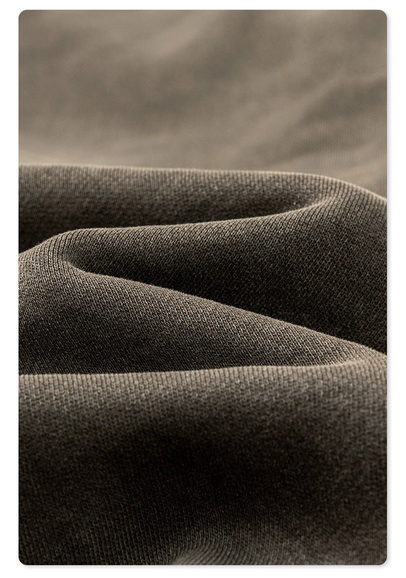 Loose Plush Straight Knitted Sweatpants