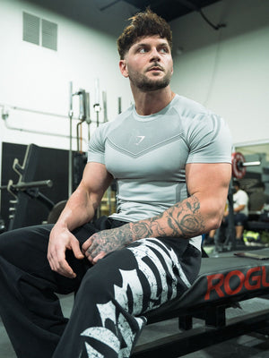 GYMSHARK Tight Fitness Quick-drying T-shirts