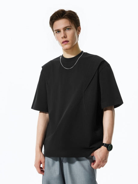 Deconstruction Splicing Cooling Sensation T-shirts