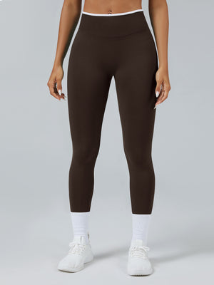 Color Matching Seamless High-waisted Hip Lift Exercise Yoga Pants
