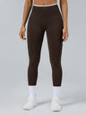 Color Matching Seamless High-waisted Hip Lift Exercise Yoga Pants