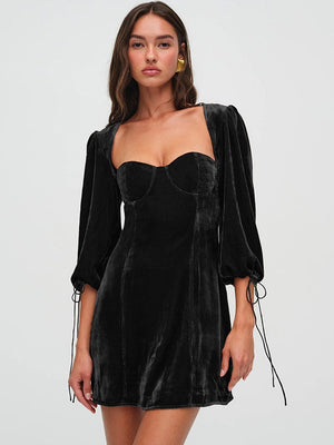 Christmas Cuff Tie Sexy Backless Design Hip Mini&Short Dresses