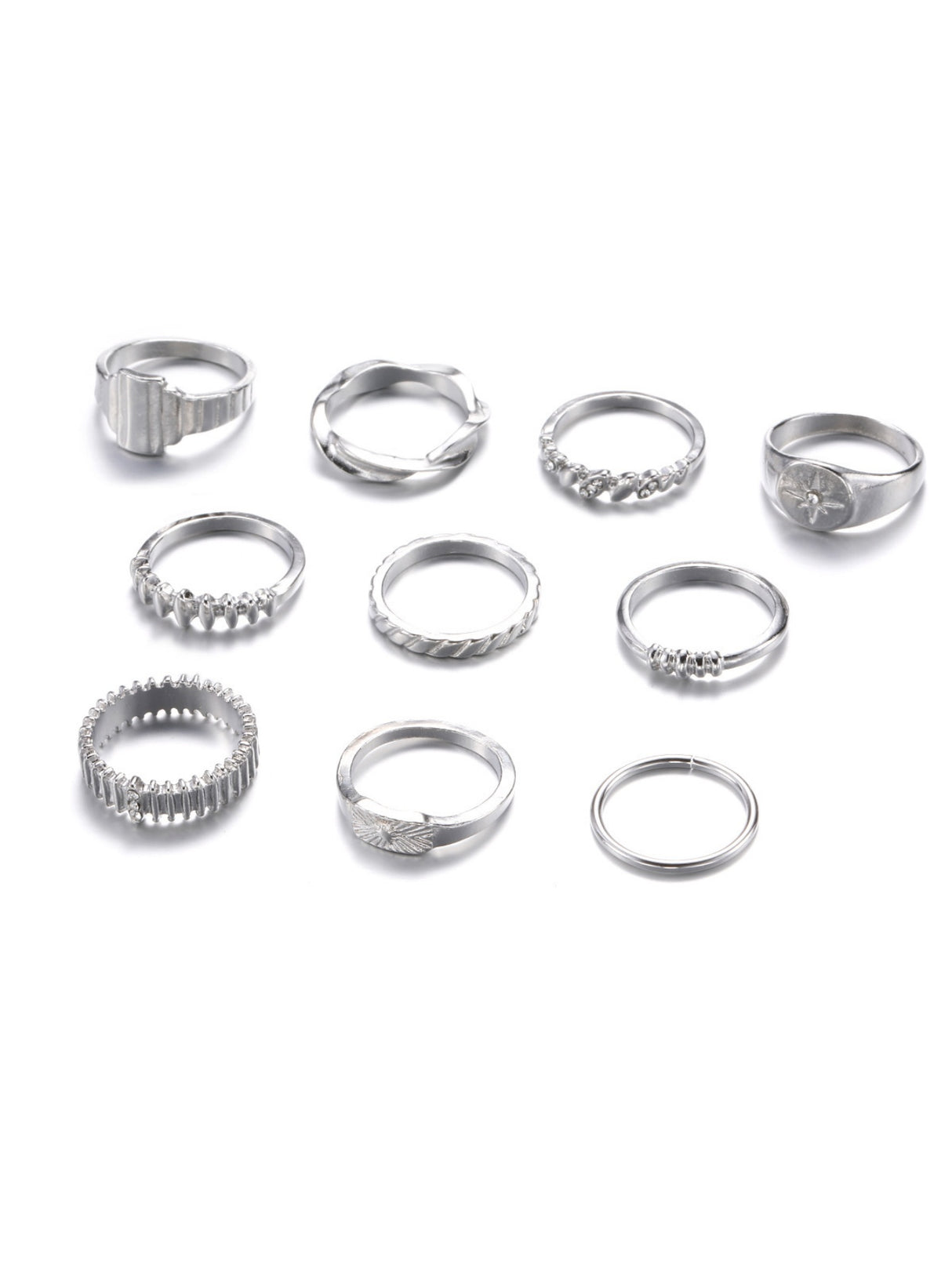 Alloy Ring Set