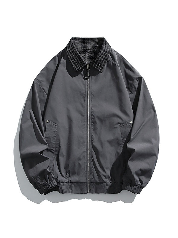 Layered-look Plaid Jackets