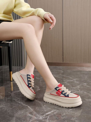 Colorblock Thick-soled Women's Casual Sports Shoes