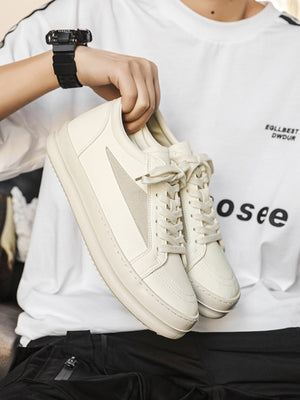 Color-blocked Casual Sneakers