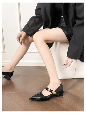 Liber Spring and Autumn Women's Mary Jane Shoes