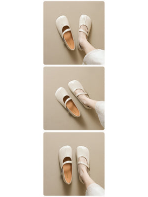 Liber Spring and Autumn Women's Mary Jane Shoes