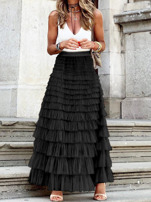 Mesh Multi-story Sweet Cake Skirt