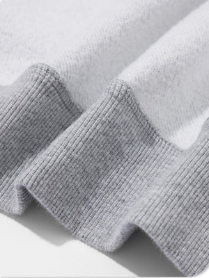 Ribbon Splicing Loose Sports Hooded Sweatshirts&Hoodies Set