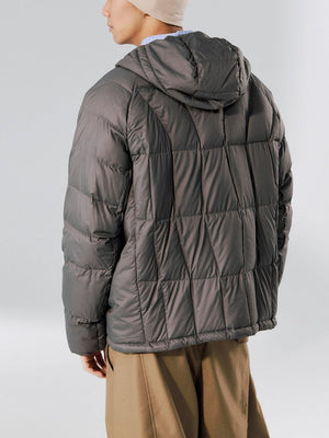 Dandelion Lightweight 90 Velvet Storage Down Hooded Jacket