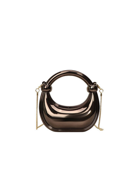 Chain Banquet Wristlet Rope Knot Handbag Acrylic Crossbody Bag