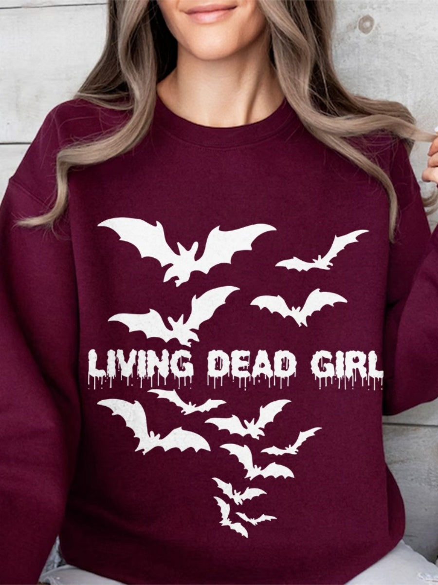Halloween Pullover Printed Sweatshirt