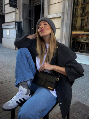 Stand Collar Solid Color Jackets