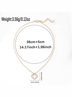 Four-leaf Clover Diamond Pendant Necklace