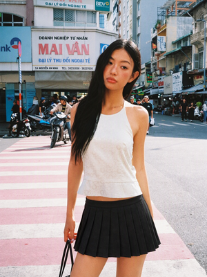 Stylish, Slimming, High-waisted, Anti-exposure A-line Pleated Midi Skirt