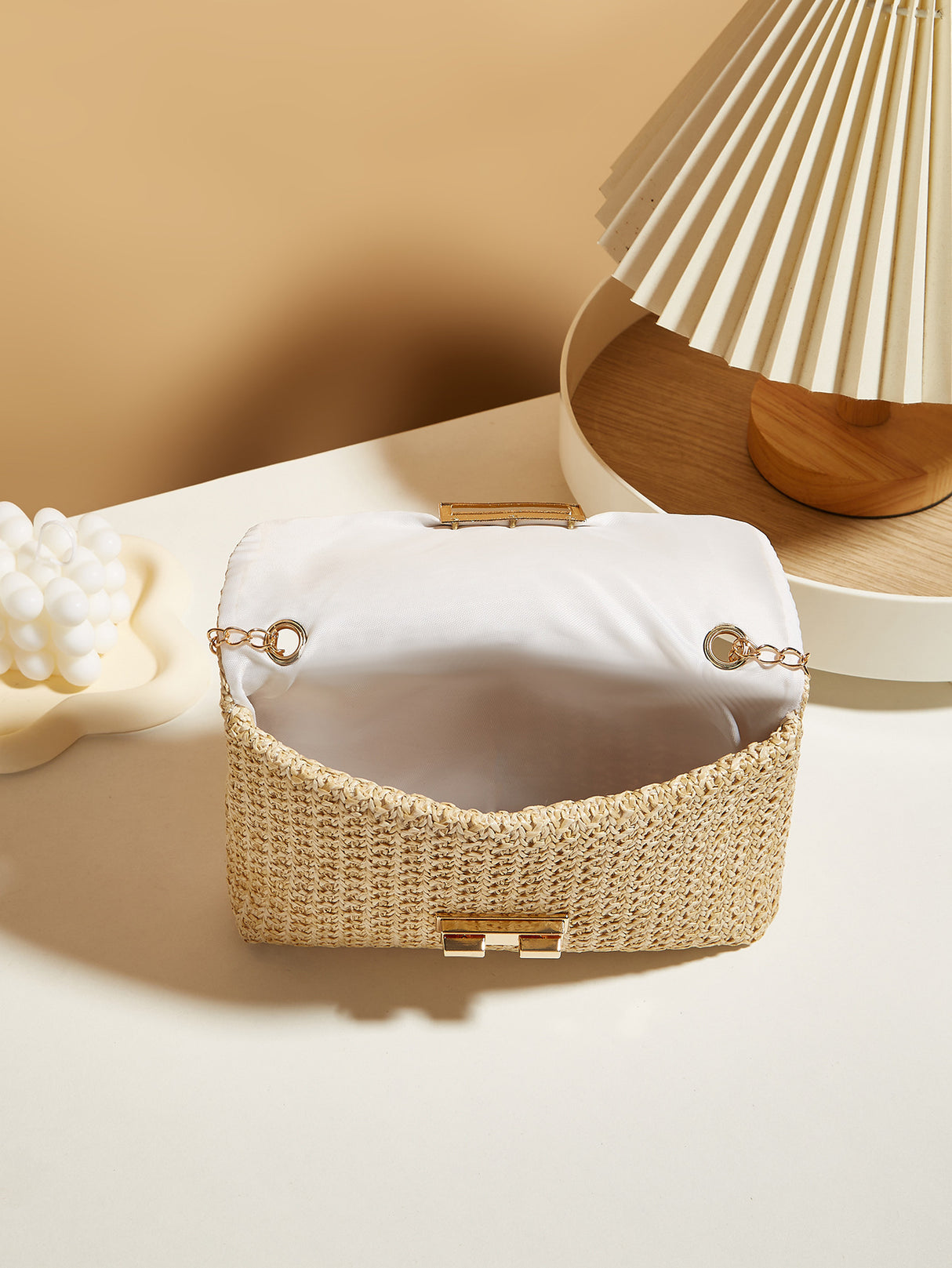 Vacation Straw Crossbody Bag