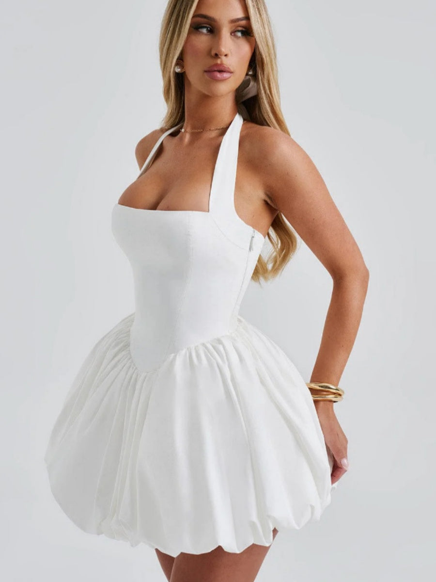 Robes courtes et mini à dos nu et tutu