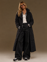 Loose-fitting, Casual, Warm, Long Stand-collar Cotton Coat/long Cotton-padded Jacket