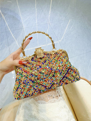 Liber Four Seasons ACC Rivet Diamond Shell Bag