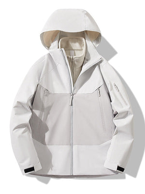 Hard Shell Triple Removable Fleece Water Proof Antifouling Windproof Windproof Jacket