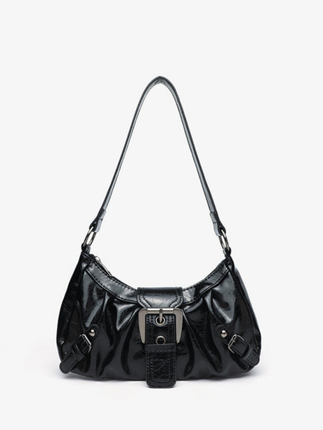 Stylish And Edgy Motorcycle Studded Shoulder Bag