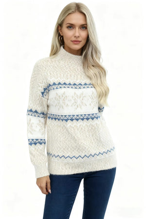 Splicing Color-blocked Sweaters