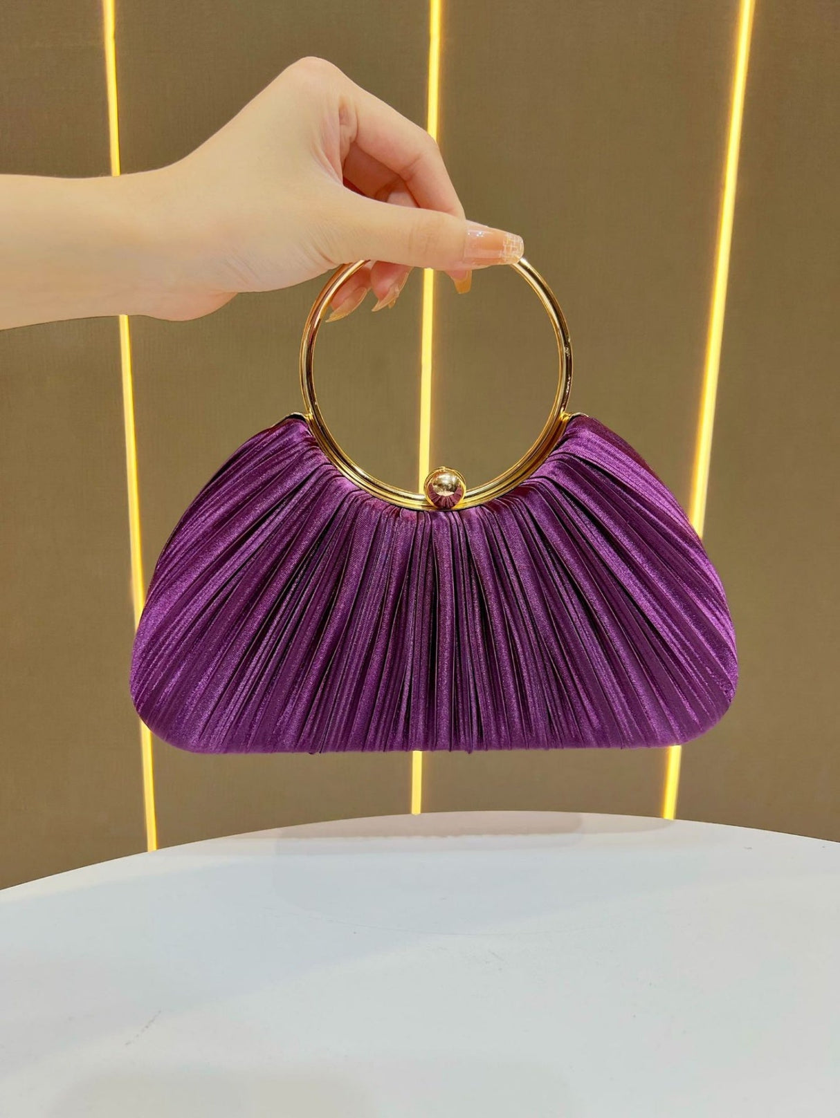 Liber Four Seasons ACC Pleated Box Bag