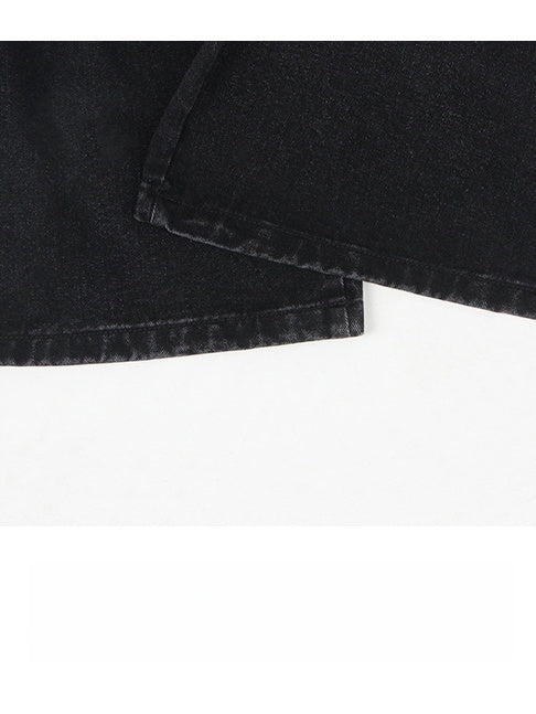 Liber Autumn Neutral wear Hole Jeans