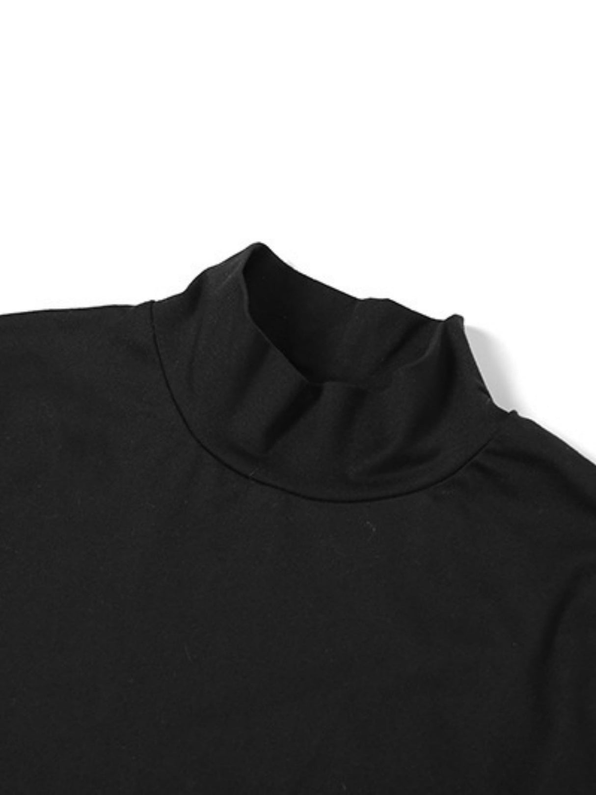 Mesh Splicing High Collar High Waist Slim Sexy Long Dress