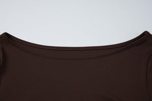 Stylish Solid Color Slim-fit Casual Dress