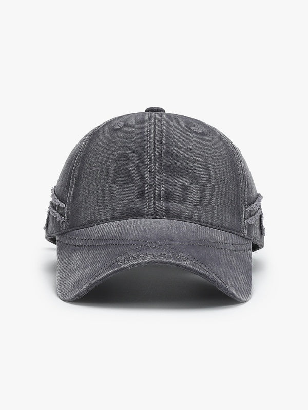 Distressed Letter Embroidery Baseball Caps