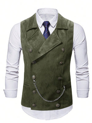 Slim-fit Business Suit Vests