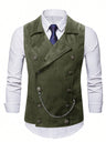 Slim-fit Business Suit Vests