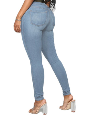 Pencil Pants Tight Fit Butt-lifting Style Jeans
