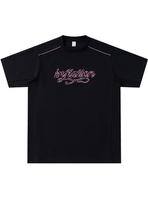 Applique Color-blocked T-shirts