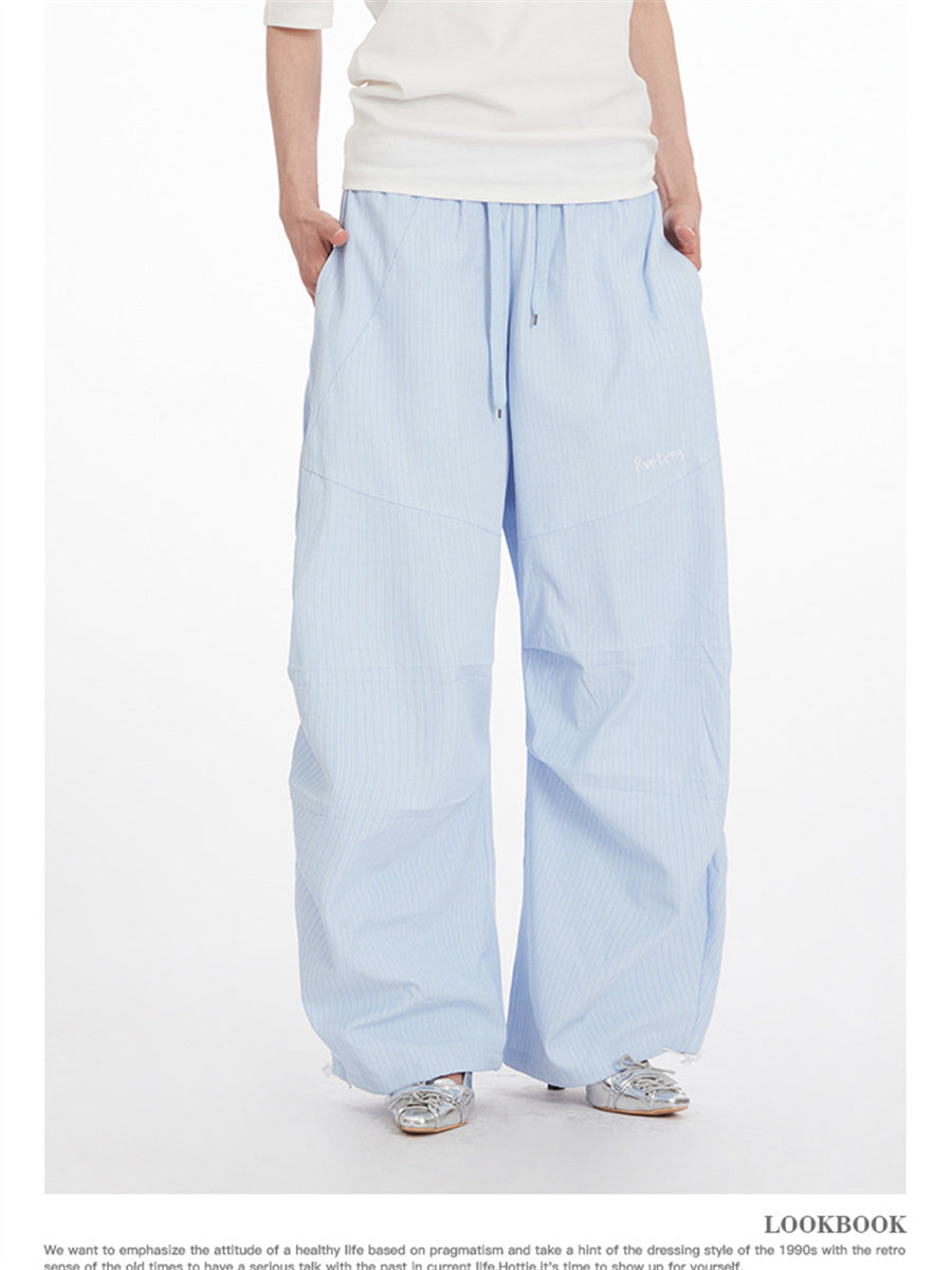 Liber Summer Women's Color matching Letter Pants