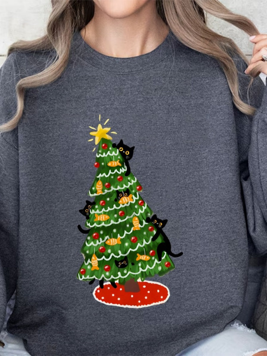 Christmas Printed Sweatshirt