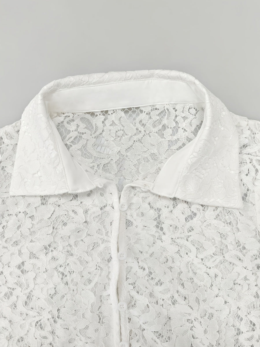 Cropped-Tops mit Spitzenquasten und Perspektive für Pendler