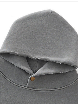 Washing Plush Hooded Sweatshirts&Hoodies