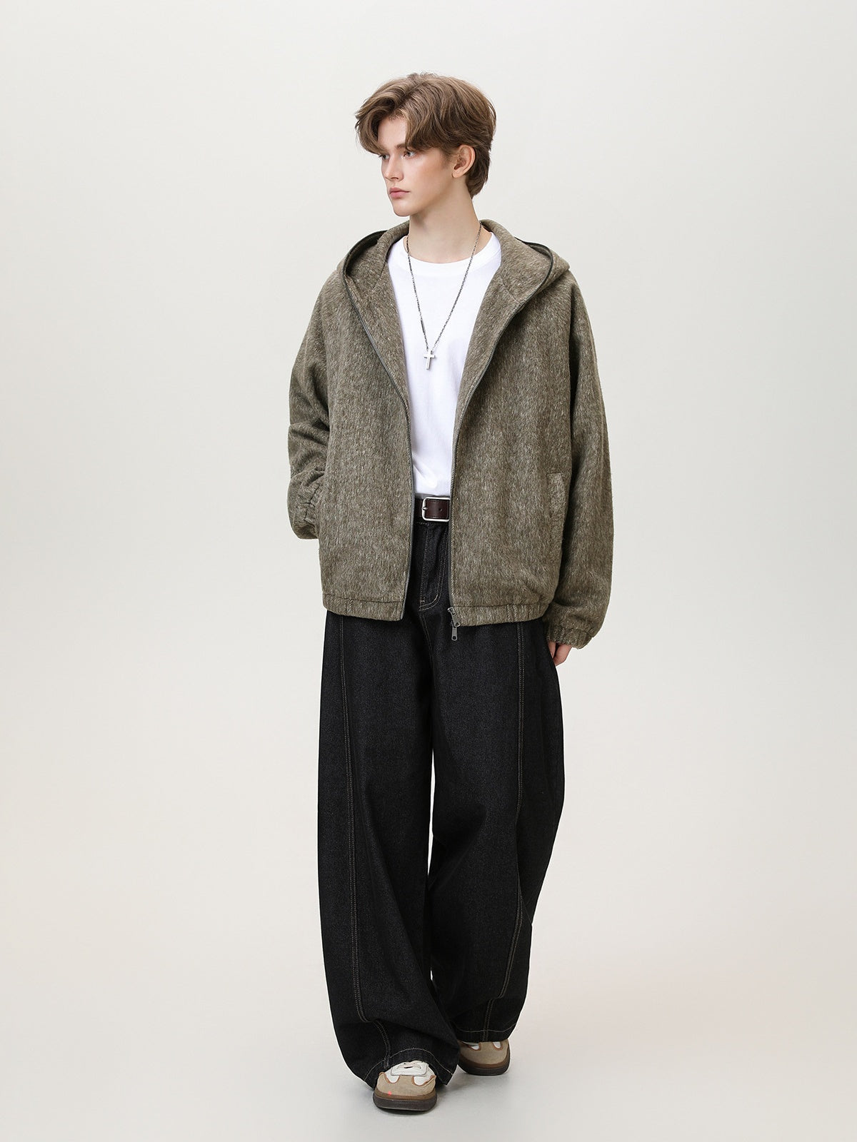 Liber Autumn Men's Solid Color Jackets