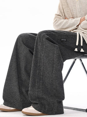Patchwork-Jogginghose mit weitem Bein und lockerer Passform