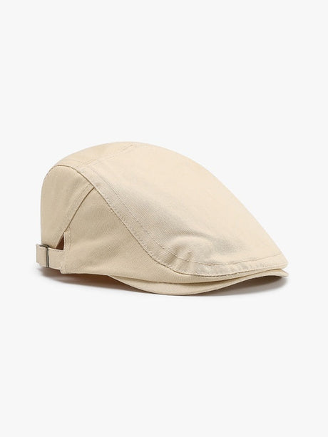 Retro Solid Color Flat Cap