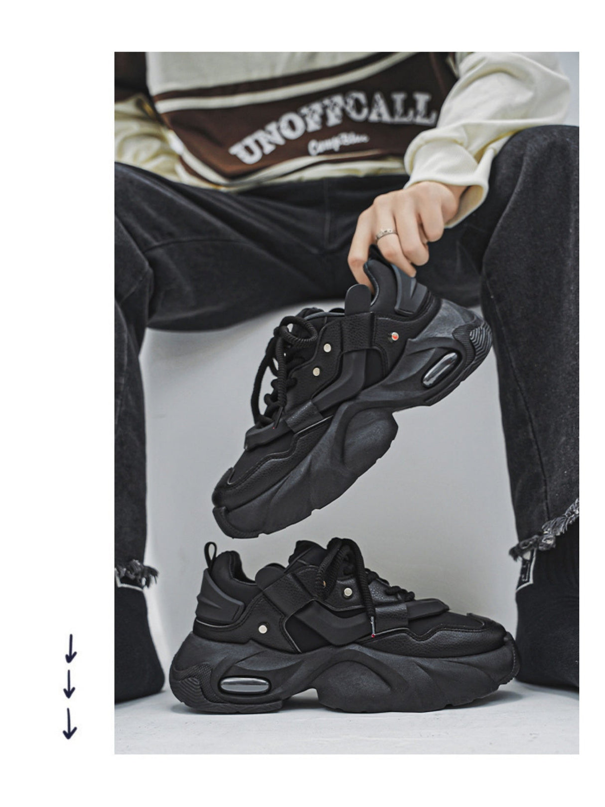 Liber Four Seasons Thick-soled Men's Casual Sports Shoes