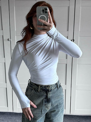 Liber Autumn Women's Pleated T-shirts