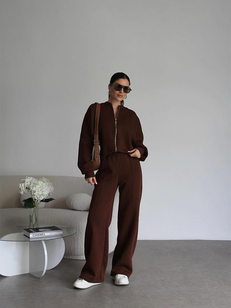 American-style Autumn/winter Cardigan Sportswear For Women