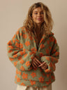 Fleece Floral Fashion Warm Fleece Sweatshirt