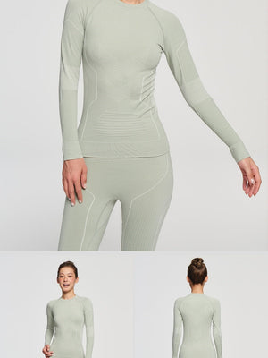 Jacket Pants And Quick-drying Shirt Outdoor Sweating Compression Functional Underwear Keep Warm Two-piece Base Layer